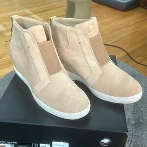 Sorel Out N About Pull On Wedge Canoe/Sea Salt size 12
